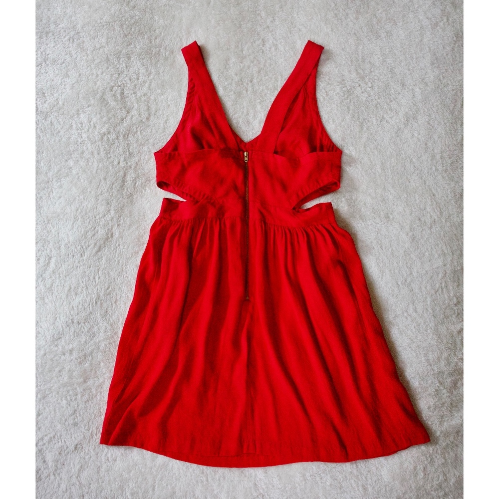 NEW Red Cutout Coincidence & Chance Dress - Picture 3 of 7